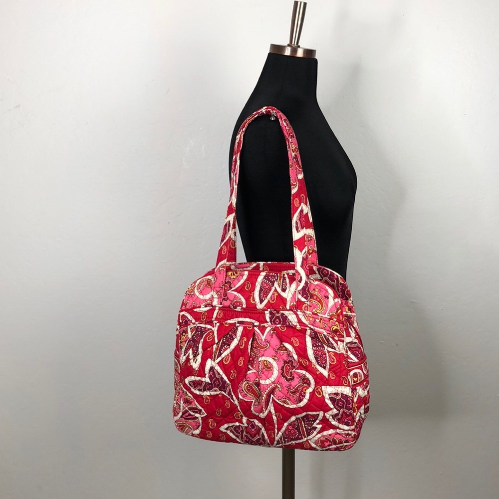 Vera Bradley Beautiful Print Quilted Tote Bag